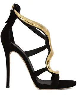 Giuseppe Zanotti: Чёрные сандалии  Venere