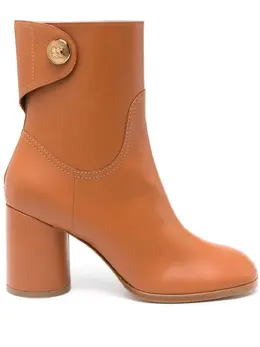 Casadei: Светлые ботинки 