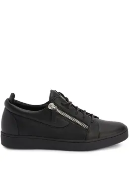 Giuseppe Zanotti: Чёрные кроссовки  Frankie