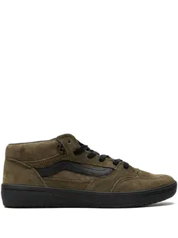Vans: Зелёные кроссовки 