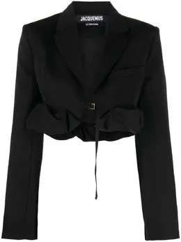 Jacquemus: Чёрный жакет 