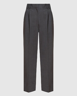 Brunello Cucinelli: Серые брюки 