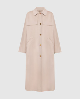 Loro Piana: Бежевое пальто 