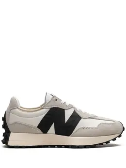 New Balance: Бежевые кроссовки  327
