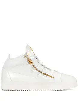 Giuseppe Zanotti: Белые кроссовки  Kriss