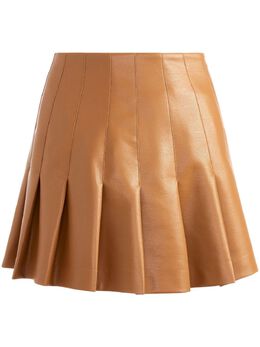 Alice+Olivia: Кожаная юбка 