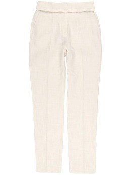 Jacquemus: Белые брюки 
