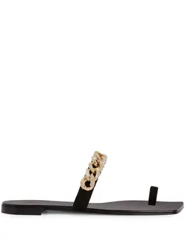 Giuseppe Zanotti: Чёрные сандалии 