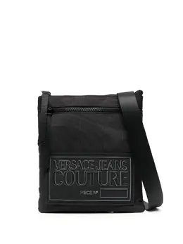 Versace Jeans Couture: Чёрная сумка 