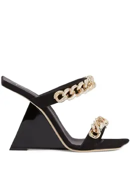 Giuseppe Zanotti: Чёрные сандалии 