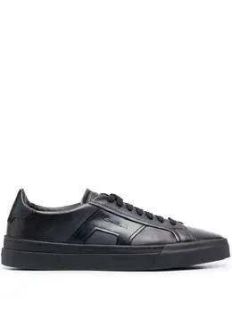 Santoni: Синие кроссовки 
