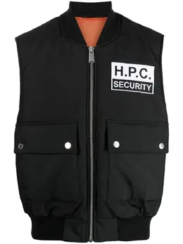 Heron Preston: Чёрный жилет  Security