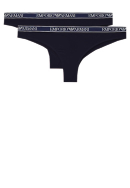 EMPORIO ARMANI Underwear: Чёрные трусы 