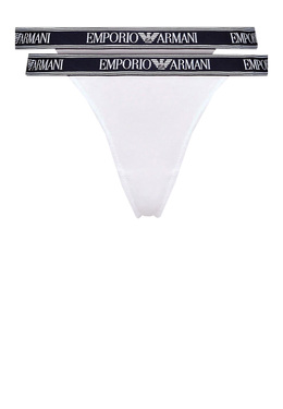 EMPORIO ARMANI Underwear: Белые трусы 