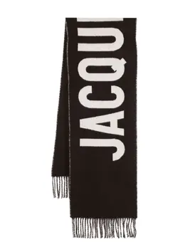 Jacquemus: Чёрный шарф 