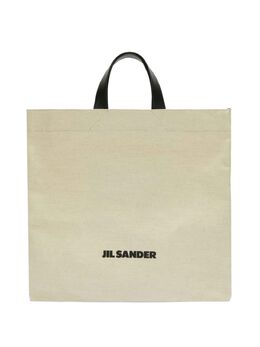 Jil Sander: Сумка-шоппер с принтом 