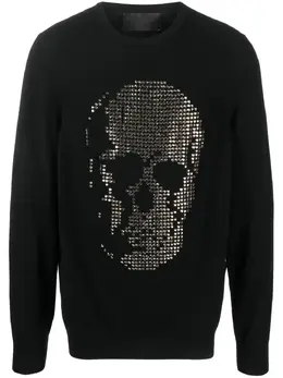 Philipp Plein: Кашемировый свитшот  Skull