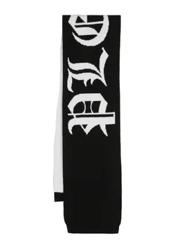 Philipp Plein: Чёрный шарф  Gothic Plein