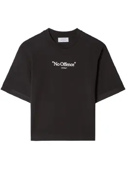 Off-White: Футболка с принтом 