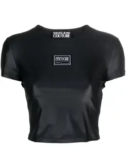 Versace Jeans Couture: Чёрная футболка 