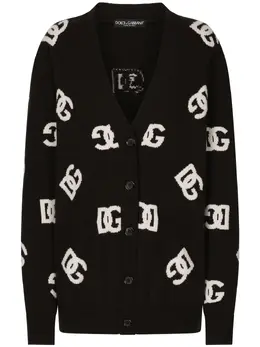 Dolce & Gabbana: Кардиган  DG из шерсти