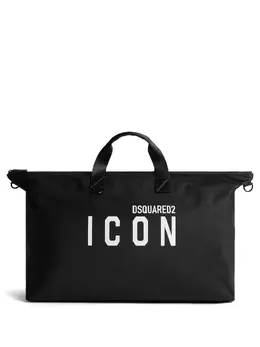 Dsquared2: Сумка-шоппер с принтом 