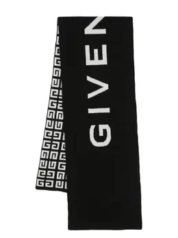 Givenchy: Чёрный шарф 