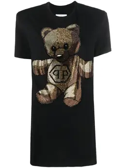 Philipp Plein: Футболка  Teddy Bear со стразами