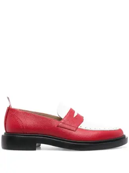 Thom Browne: Белые лоферы 