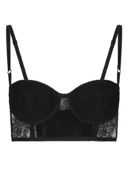Dolce & Gabbana: Чёрный бюстгальтер 
