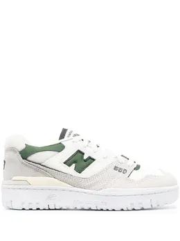 New Balance: Белые кроссовки  550