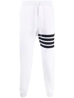 Thom Browne: Хлопковые брюки  4-Bar