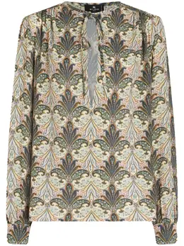 ETRO: Блуза с принтом 