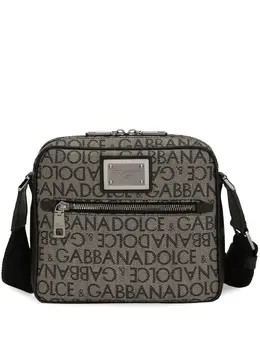 Dolce & Gabbana: Сумка через плечо с принтом 