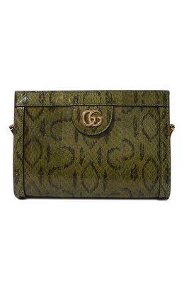 Gucci: Зелёная сумка  Ophidia
