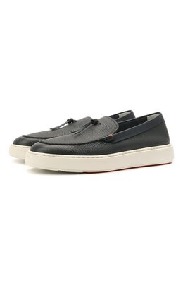 Santoni: Синие туфли 