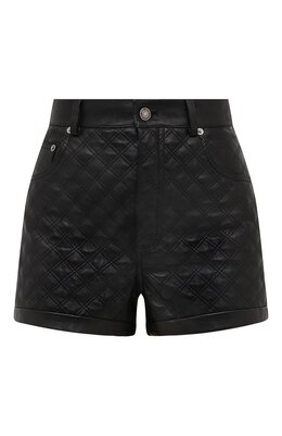 Saint Laurent: Кожаные шорты 