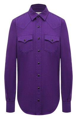 Saint Laurent: Хлопковая рубашка 