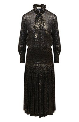 Saint Laurent: Прямое платье 