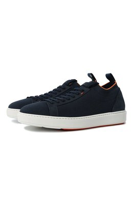 Santoni: Тёмные кеды  Cleanic