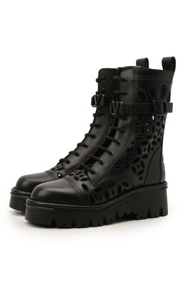 Valentino: Чёрные ботинки  Atelier Shoes 08 San Gallo Edition