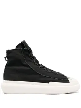 Y-3: Чёрные кроссовки 