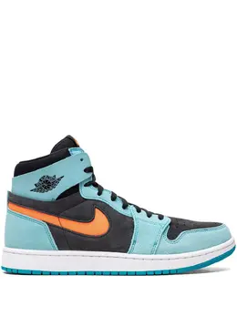 Jordan: Светлые кроссовки  Air Jordan 1 Zoom