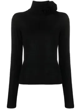 Blumarine: Свитер с растительным принтом 
