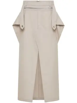 Dion Lee: Юбка из шерсти 