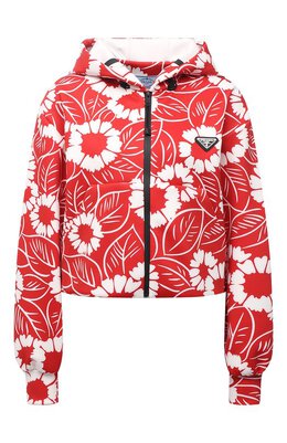 Prada: Куртка с принтом 