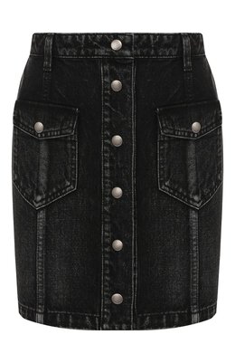 Saint Laurent: Джинсовая юбка 