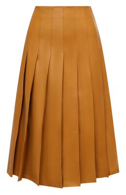 Loro Piana: Кожаная юбка 