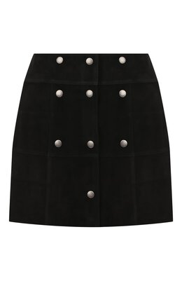 Saint Laurent: Кожаная юбка 
