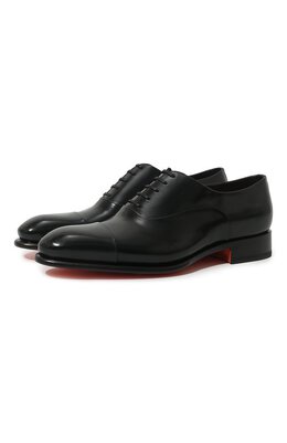 Santoni: Чёрные туфли  Carter